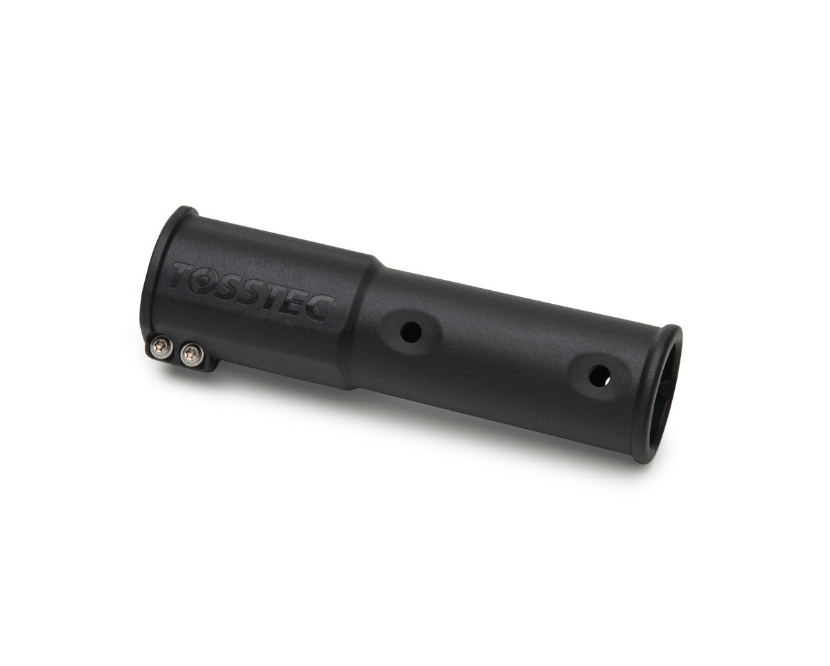 Triovaladapter schwarz mit TOSSTEC Logo