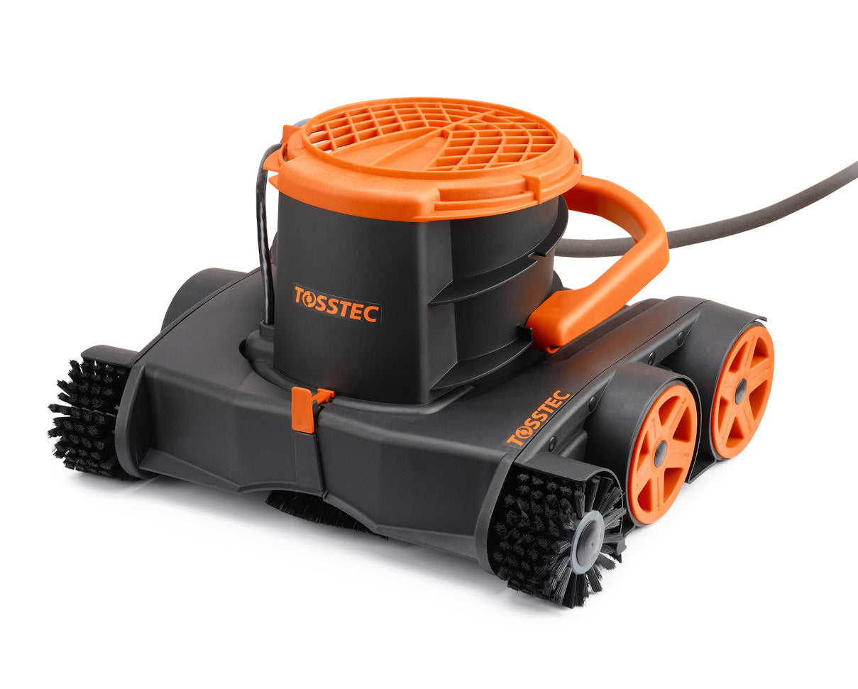 Der TOSSTEC Biopoolroboter TT-RB linke Seite